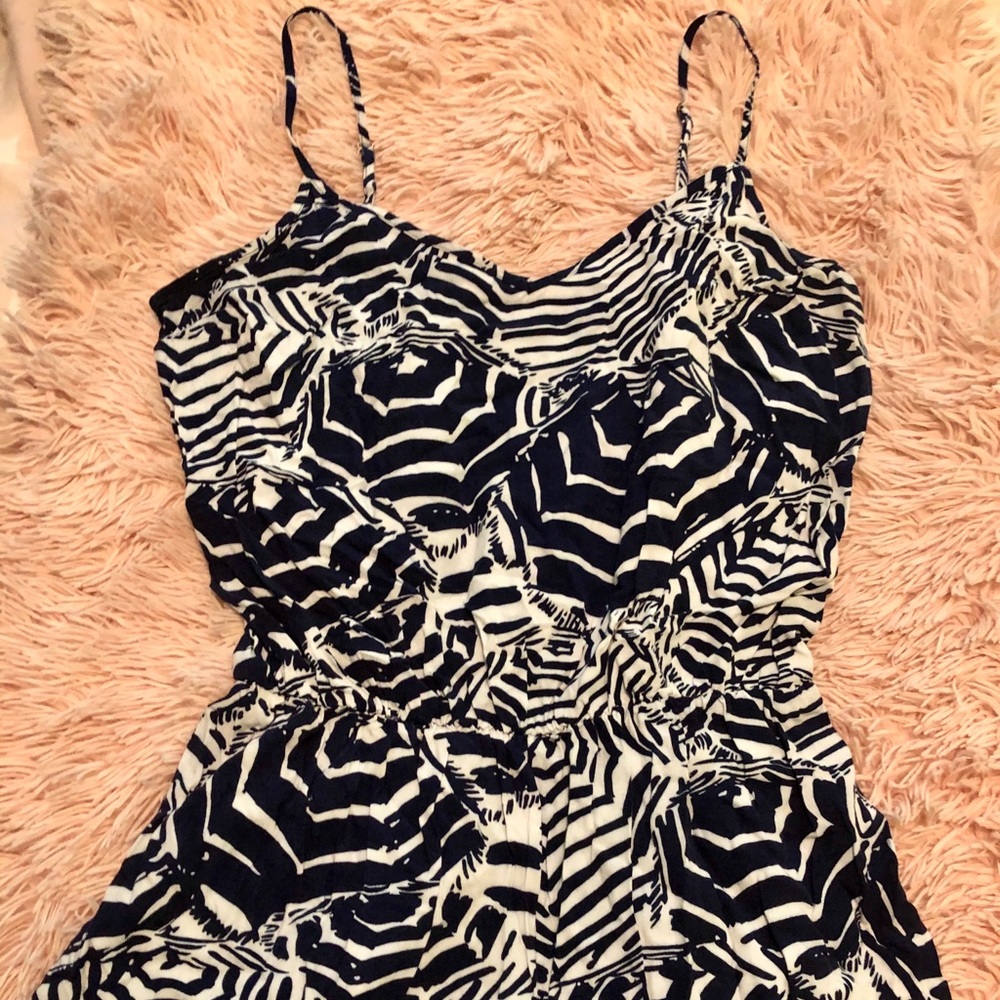 Lilly Pulitzer Umbrella Print Romper